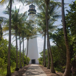 Lighthouse on Key Biscayne, Miami