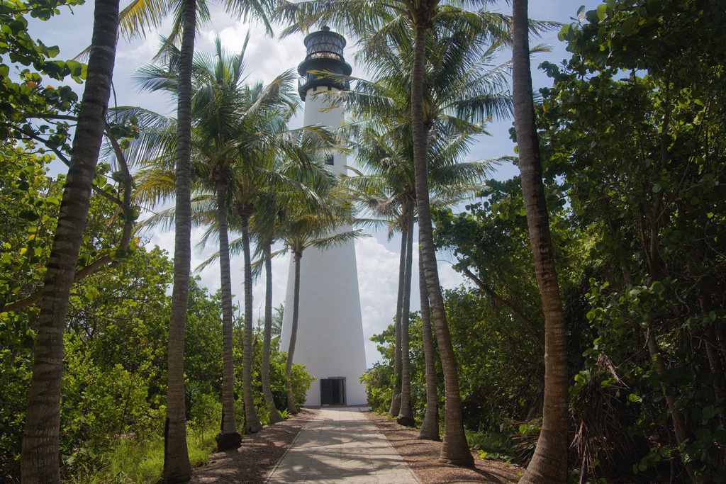 Lighthouse on Key Biscayne, Miami
