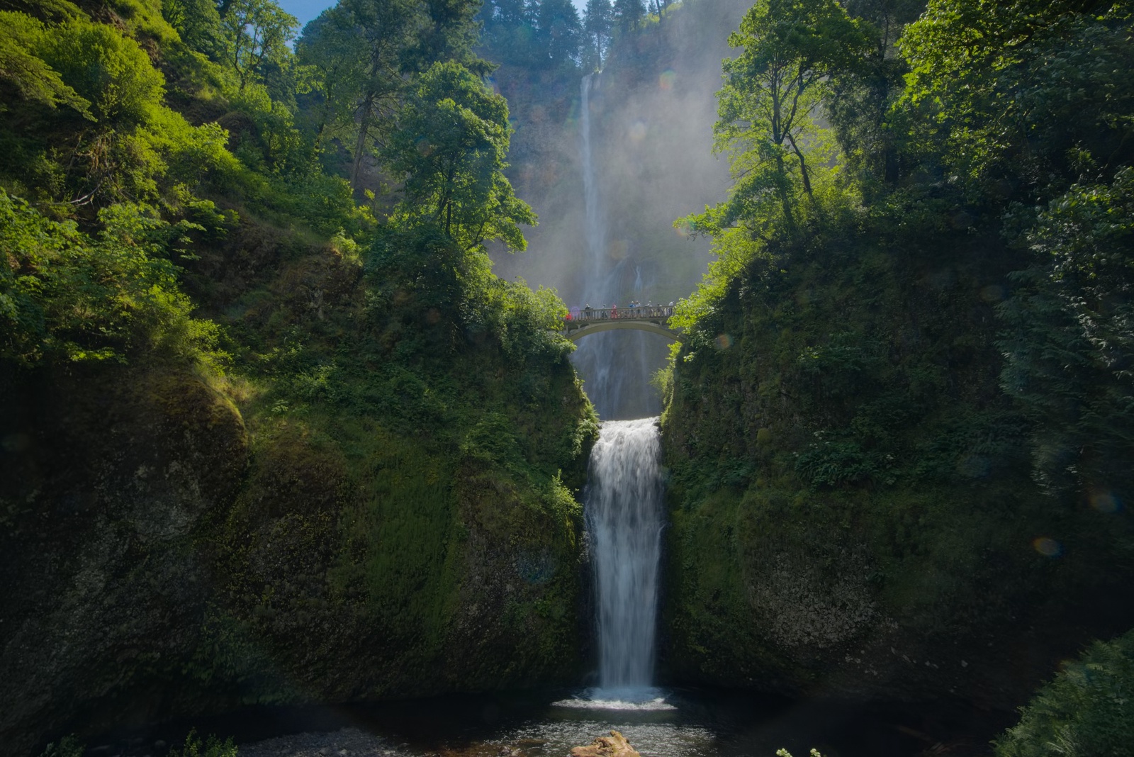Really, the Multnomah Falls are impossible to do justice to in a photograph