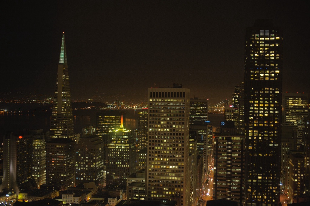 I think the view was worth walking up to my hotel from the Powell BART station, but those last few