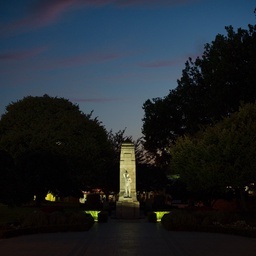 Cambridge War Memorial at dusk after a lovely afternoon with +Liz Quilty & family