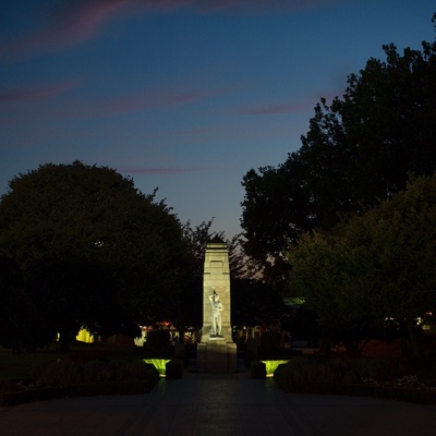 Cambridge War Memorial at dusk after a lovely afternoon with +Liz Quilty & family