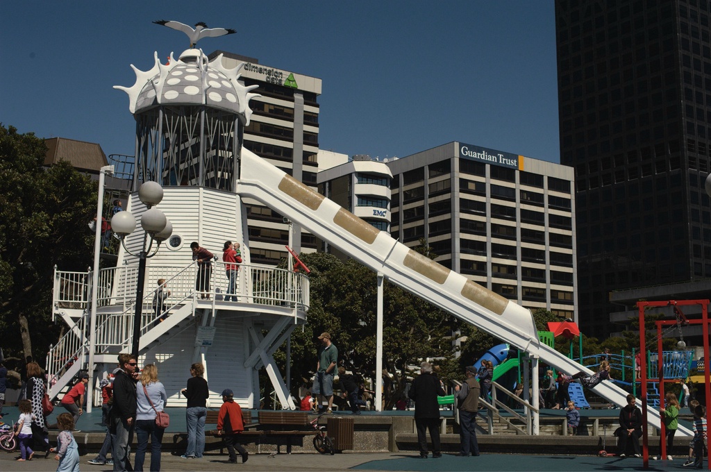 I regularly see suggestions that playgrounds can't be both safe and fun together